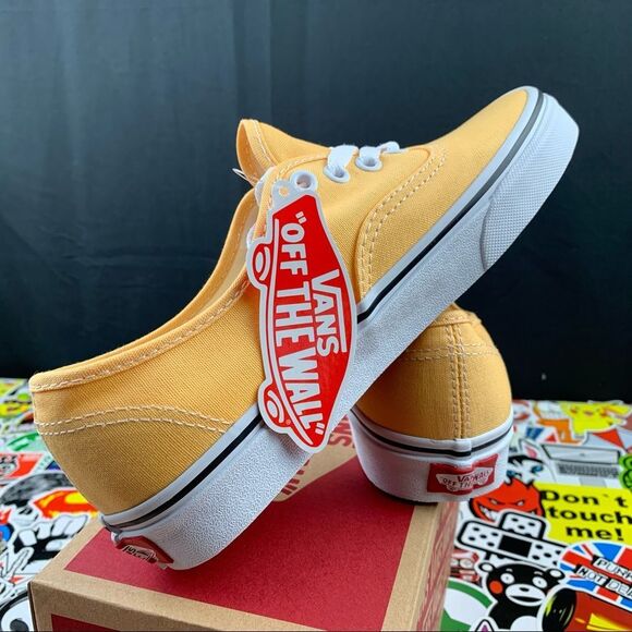 Vans Authentic Light Orange Womens Various Size - Picture 10 of 11
